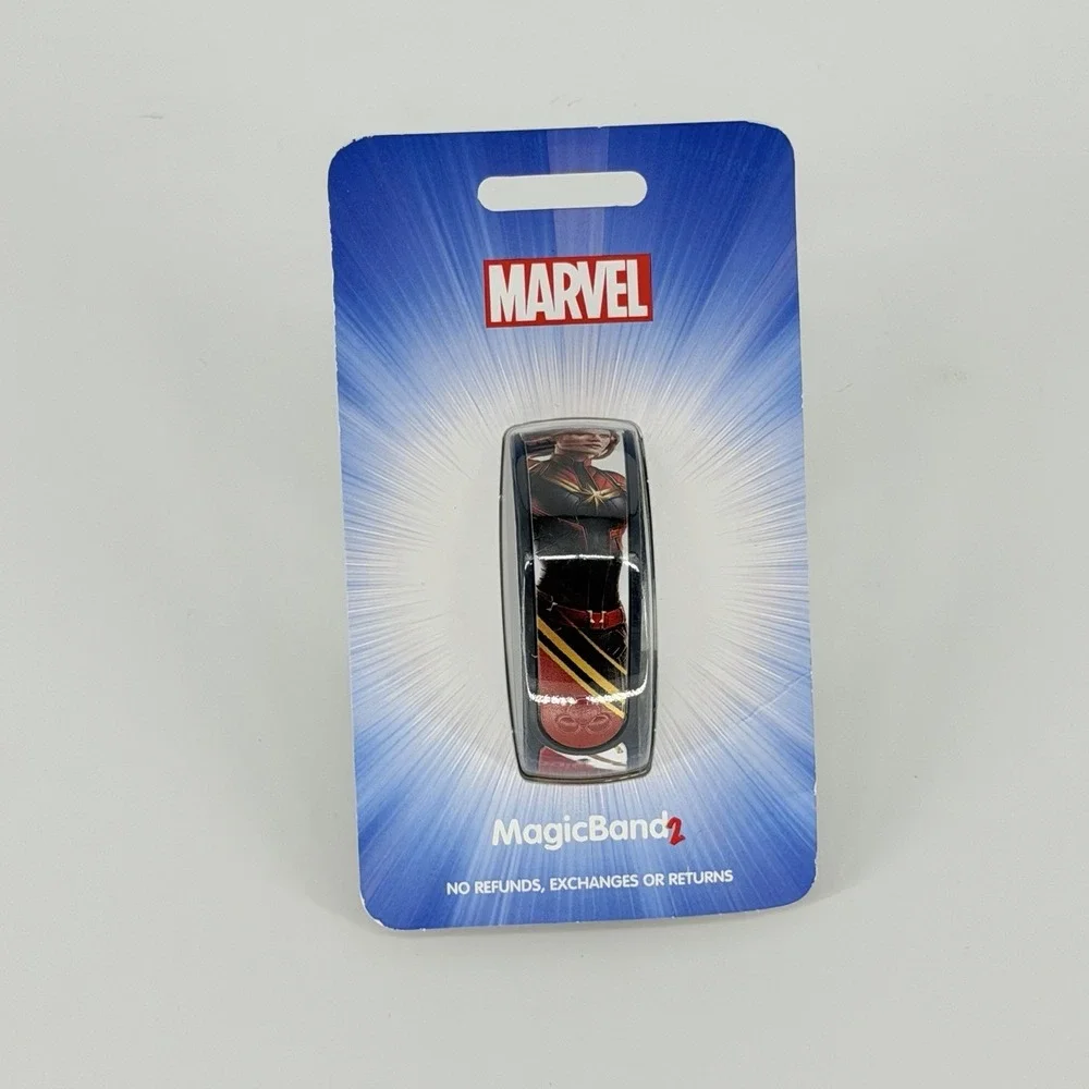Disney Parks Marvel Captain Marvel MagicBand 2 New‎ Sealed Avengers RFID